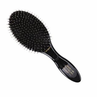 Olivia Garden Expert Care Oval Boar  Bristles Black Szczotka do włosów z włosiem z dzika