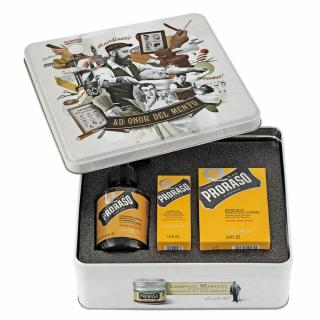 PRORASO KIT - Zestaw do Pielęgnacji Brody WOOD  SPPICE