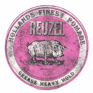 Reuzel Pink Grease Heavy Hold Pomada Woskowa - Różowa, 35g