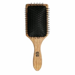 Ronney Flat Brush Płaska szczotka do włosów, drewniana