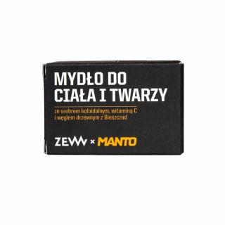 ZEW for men x Manto, Mydło do ciała i twarzy, 85ml