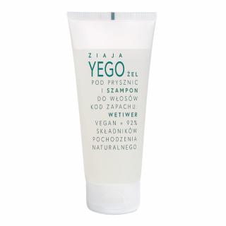 Ziaja Yego Żel pod prysznic i szampon do włosów kod zapachu: wetiwer, 200ml