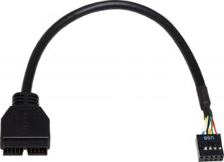 Akyga Adapter USB 2.0 - USB 3.0, czarny (AK-CA-28)