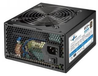 EUROCASE zdroj 550W Eco+, 120mm, 80+ Bronze, ATX (ECO550)