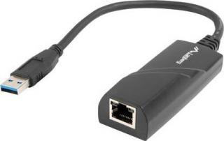 LANBERG Karta sieciowa USB 3.0 1X RJ45 1GB NC-1000