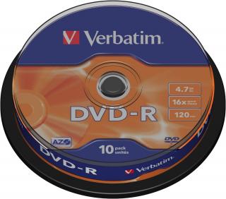 Verbatim DVD-R 16x 4.7GB 10P CB 43523