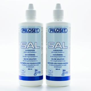 PIILOSET SAL DUO 2x360 ml - roztwór soli fizjologicznej