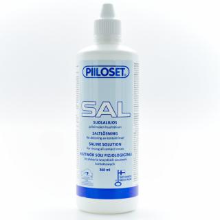 PIILOSET SALINE SOLUTION 360 ml - roztwór soli fizjologicznej