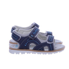 Sandałki Sandały Chłopięce na rzepy LINSHI A2823 Niebieskie