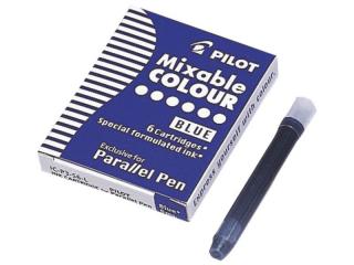 Naboje do pióra PILOT Parallel Pen [kolor niebieski] 6 sztuk