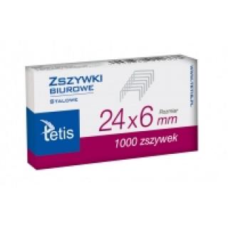 TETIS zszywki 24/6 [1000 zszywek]