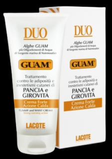 GUAM DUO Crema PANCIA e GIROVITA Rozgrzewający krem wyszczuplający na brzuch i biodra 150 ml