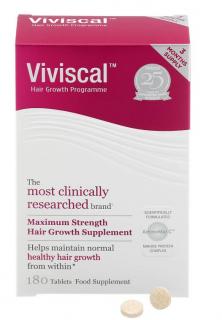 Viviscal Maximum Strength suplement diety stymulujący wzrost włosów dla kobiet 180 tabl. 