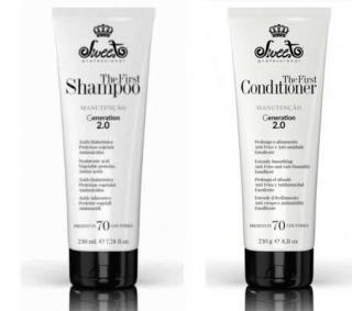 Zestaw Sweet The First Szampon do pielęgnacji po nanoplastii 230ml + Sweet The First Odżywka pielęgnacyjna po zabiegu nanoplastii 230ml