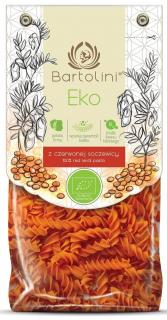 BIO MAKARON ŚWIDERKI Z SOCZEWICY CZERWONEJ 250g - BARTOLINI