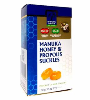 CUKIERKI Z MIODEM MANUKA MGO400+ I PROPOLISEM MANUKA HEALTH NEW ZEALAND