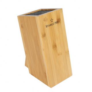 Blok na noże z drewna bambusowego Starke Pro