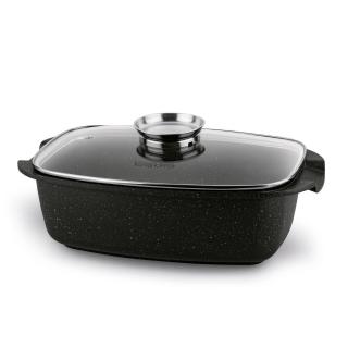 Brytfanna aluminiowa z aromatyzerem prostokątna Fegato Konighoffer 5,6 l