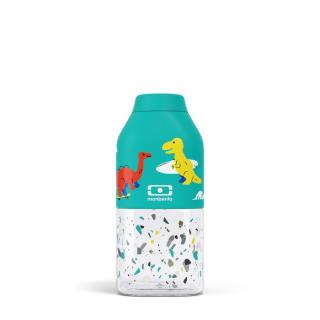 Butelka na wodę Positive S Graphic Blue Dino MonBento 330 ml