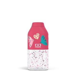 Butelka na wodę Positive S Graphic Pink MonBento 330 ml
