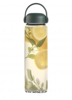 Butelka szklana na wodę Fuori Zielona Vialli Design 540 ml