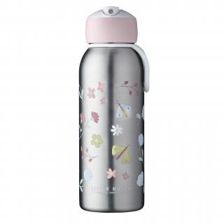 Butelka termiczna flip-up Campus FlowersButterflies Mepal 350 ml