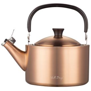 Czajnik z gwizdkiem Diamante Rose Gold Mat Vialli Design 1,5 l