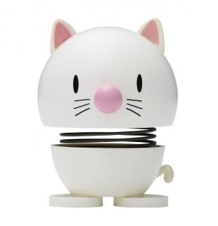 Dekoracyjna figurka optymisty Animal Cat White Hoptimist