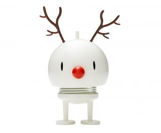 Dekoracyjna figurka optymisty Bumble M Reindeer White Hoptimist