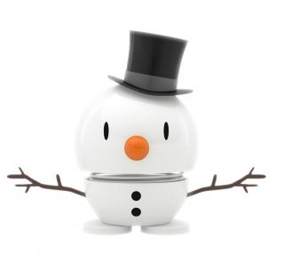 Dekoracyjna figurka optymisty Bumble S Snowman White Hoptimist