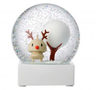 Dekoracyjna figurka śnieżna kula Reindeer Glob L Latte Hoptimist