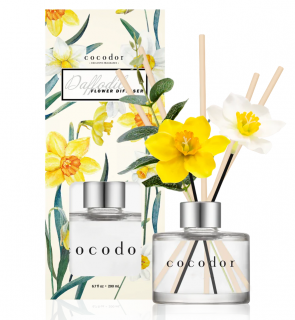 Dyfuzor zapachowy z patyczkami Daffodil Deep Musk Cocodor 200 ml