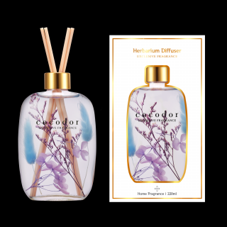 Dyfuzor zapachowy z patyczkami Herbarium White Musk Cocodor 220 ml