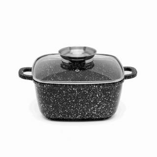 Garnek ceramiczny kwadratowy z aromatyzerem Kingstone Könighoffer 20 cm