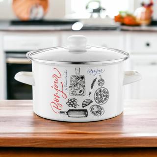 Garnek emaliowany Bonjour Emalia Pleszew 16 cm 2 l