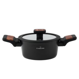 Garnek z pokrywką na indukcję non-stick Archie Wooden Starke Pro 1,2 l