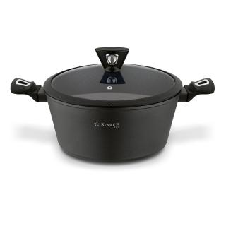 Garnek z powłoką marmurową na indukcję Dark Starke Pro 6 l