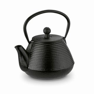 Imbryk żeliwny do herbaty z zaparzaczem czarny Hanako Strip Konighoffer 1 l