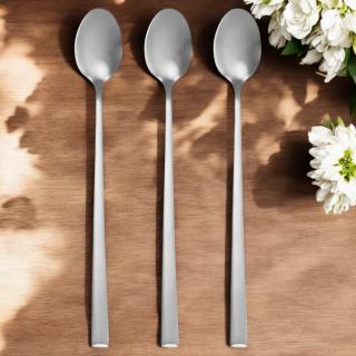 Komplet 3 łyżeczek deserowych Como Silver Ambition