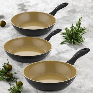 Komplet 3 patelni Amvegan Florina 20 cm + 24 cm + 28 cm