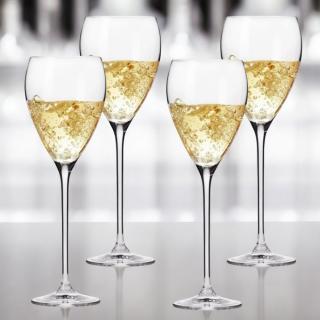 Komplet 4 szt. kieliszków do białego wina Perla Krosno 280 ml