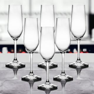 Komplet 6 kieliszków do szampana Riserva Champagne Bormioli Rocco 205 ml