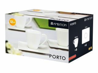 Komplet kawowy Porto Ambition 12-elementowy