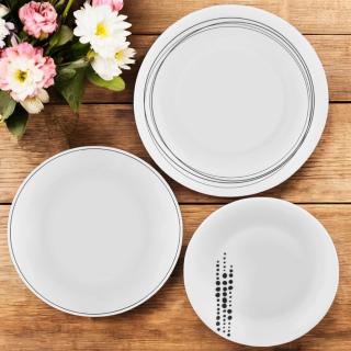 Komplet obiadowy White Moon Bormioli Rocco 18-elementowy