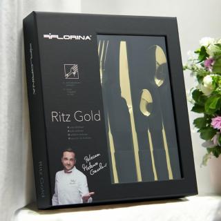 Komplet sztućców Ritz Gold Florina 16-elementowy