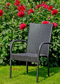 Krzesło ogrodowe Sottile Black