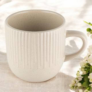 Kubek ceramiczny Gredis Ecru Florina 380 ml