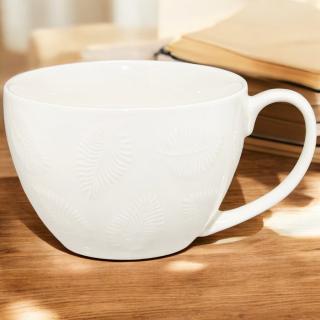 Kubek porcelanowy Galactic White Piórka Ambition 450 ml
