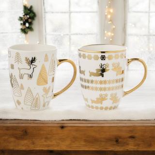 Kubek porcelanowy Winter Forest Florina 370 ml MIX