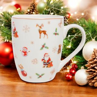Kubek porcelanowy Winter Fun Florina 330 ml